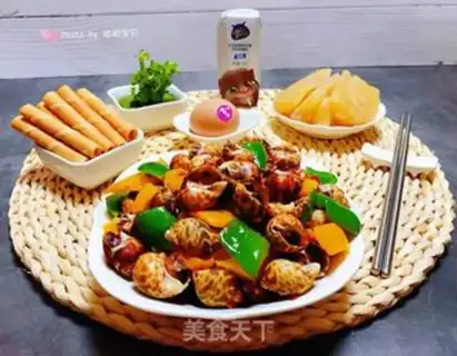 Make Pepper chili and snail step 12