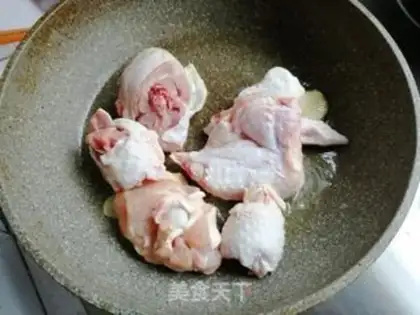 Make Potato chicken step 1