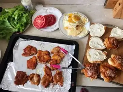 Make Homemade homemade burgers step 1
