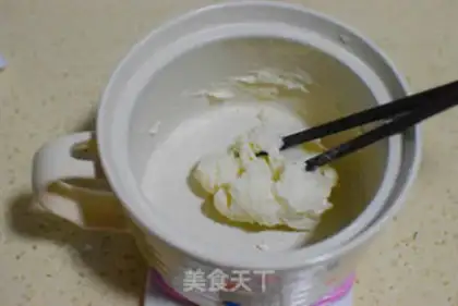 Make Red bean toast step 1