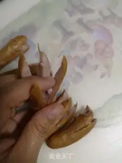 Make One minute octopus intestine step 1