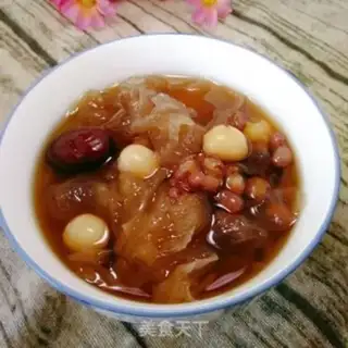 Make Silver ear red bean soup step 4