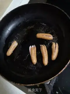 Make One minute octopus intestine step 2