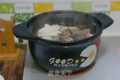 Make Old duck soup with fungus mushrooms step 4