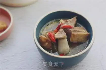Make Old duck soup with fungus mushrooms step 7