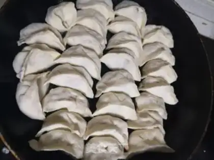 Make Fried dumplings step 16