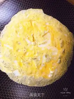 Make Fungus, egg-skin soup step 2