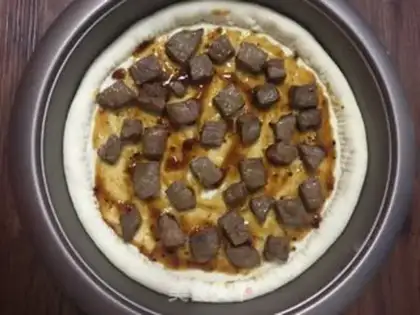 Make ♪ Fancy beef pizza ♪ step 7