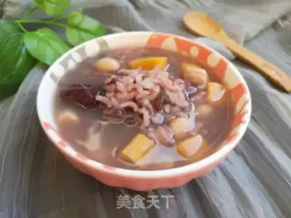 Make Potato peanut rice congee step 8