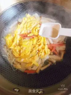 Make Fungus, egg-skin soup step 6