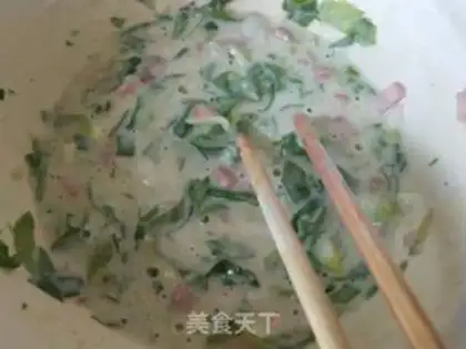 Make Celery eggcake step 5