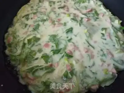 Make Celery eggcake step 6