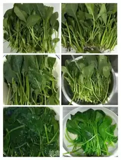 Make Spinach fried tofu dry step 0