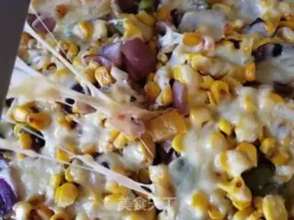Make Cheese roll pizza step 15