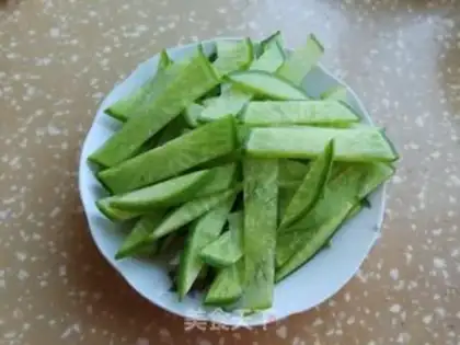 Make Blue radish meat step 1