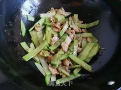 Make Blue radish meat step 4