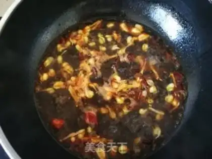 Make Boiled beef rolls with chrysanthemum mushrooms step 9