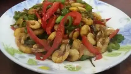 Make Chili shrimp step 12