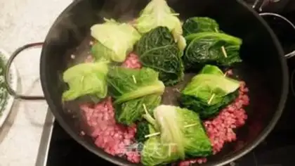 Make The cabbage meatloaf step 6