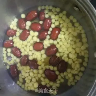 Make Red-tree porridge step 2