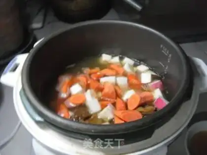 Make Ham carrots step 9