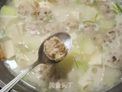 Make Meatball tofu soup step 5