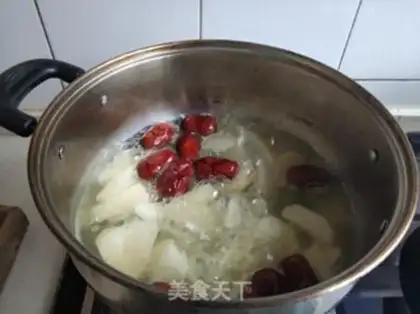 Make Ice cream, pine date soup step 5
