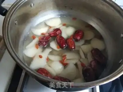 Make Ice cream, pine date soup step 6