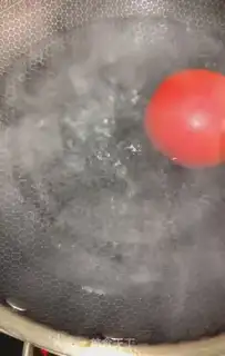 Make Tomato egg soup step 1