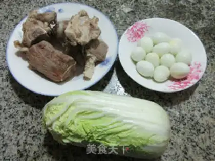 Make Quail egg doll soup step 0
