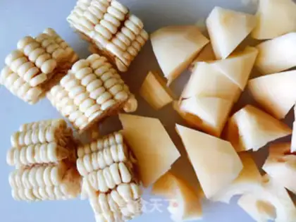 Make Corn lily steak soup step 4