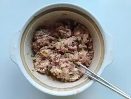 Make Crab eggs bag step 5