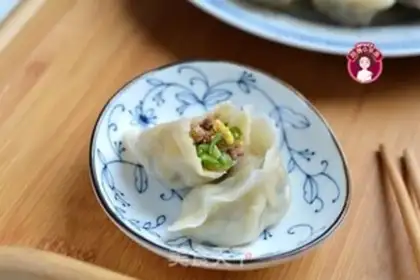 Make Old duck chili fan dumplings step 12
