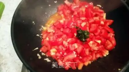 Make Cod and tomato noodles step 3