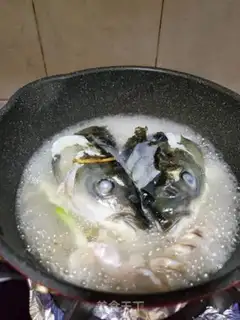 Make Fish head radish step 5