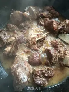 Make Pork bone stew step 7