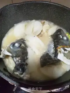 Make Fish head radish step 8