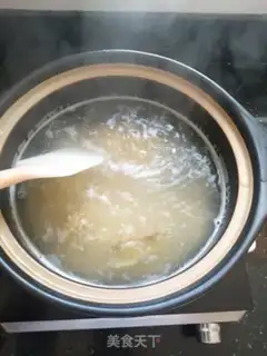 Make Two rice shrimp porridge step 4