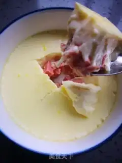 Make Ham eggs step 9