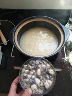 Make Two rice shrimp porridge step 6