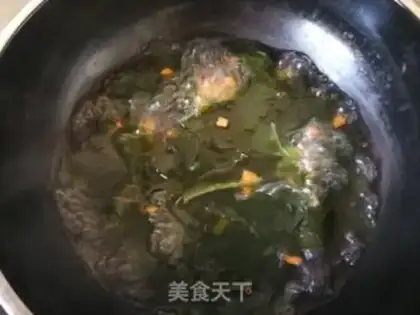 Make Carrot seaweed tofu soup step 4