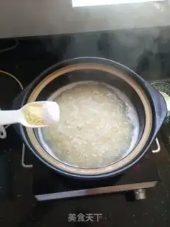Make Two rice shrimp porridge step 7