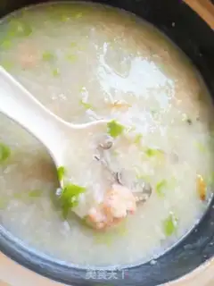 Make Two rice shrimp porridge step 10