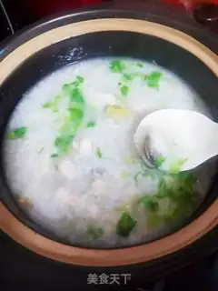 Make Two rice shrimp porridge step 11