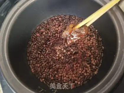 Make Red bean rice cake step 2