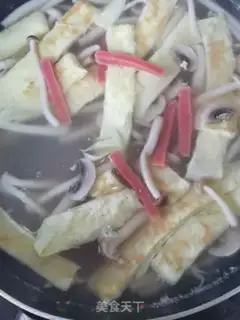 Make Fungus, egg-skin soup step 7