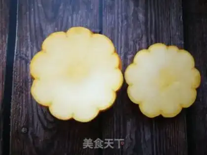 Make The papaya silver ear sun step 1