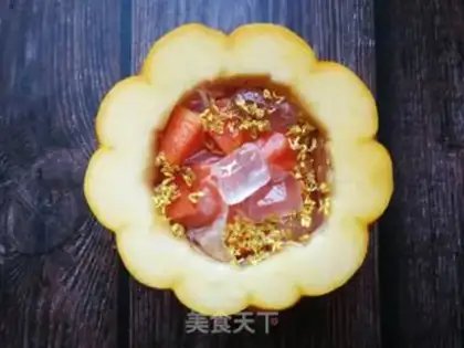 Make The papaya silver ear sun step 5