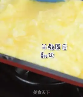 Make French fried eggs step 5