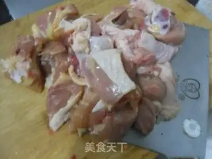 Make Potato chicken step 1